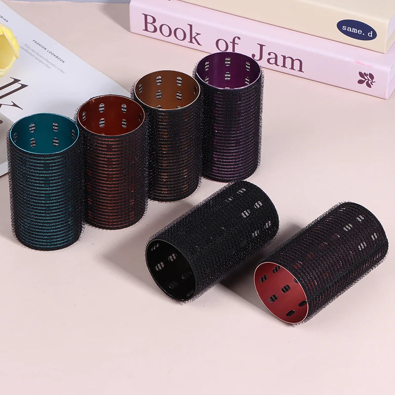 Aluminum Core Self-Grip Hair Roller 9×5cm | Hook & Loop Curler Hair Roller Curler QXL
