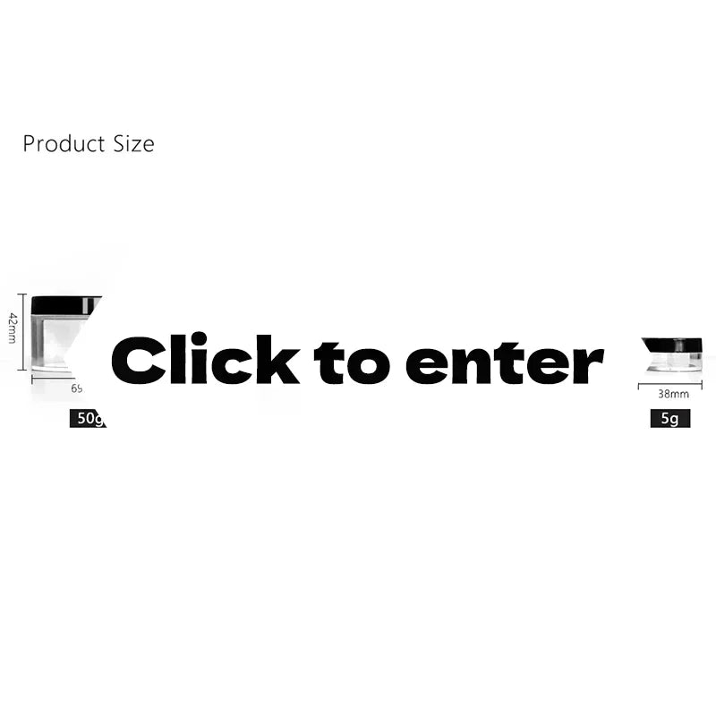 Empty Loose Powder Jar with Rotating Sifter | 5–30g Powder Sifter Jar QXL