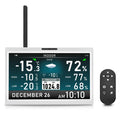 10.1" WiFi Weather Station | Digital Photo Frame & Remote WiFi Weather Station QXL WS1000-white China Mainland