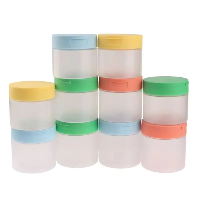 Flip-Lid Cosmetic Jar 250–350ml | Refillable Travel Container Cosmetic Storage Jar QXL