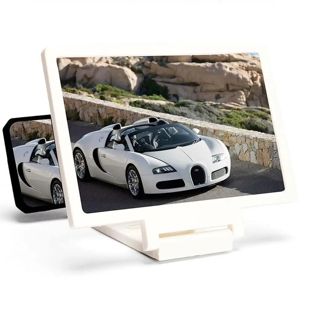 HD Phone Screen Magnifier | Foldable Portable Phone Holder Phone Screen Magnifier QXL white