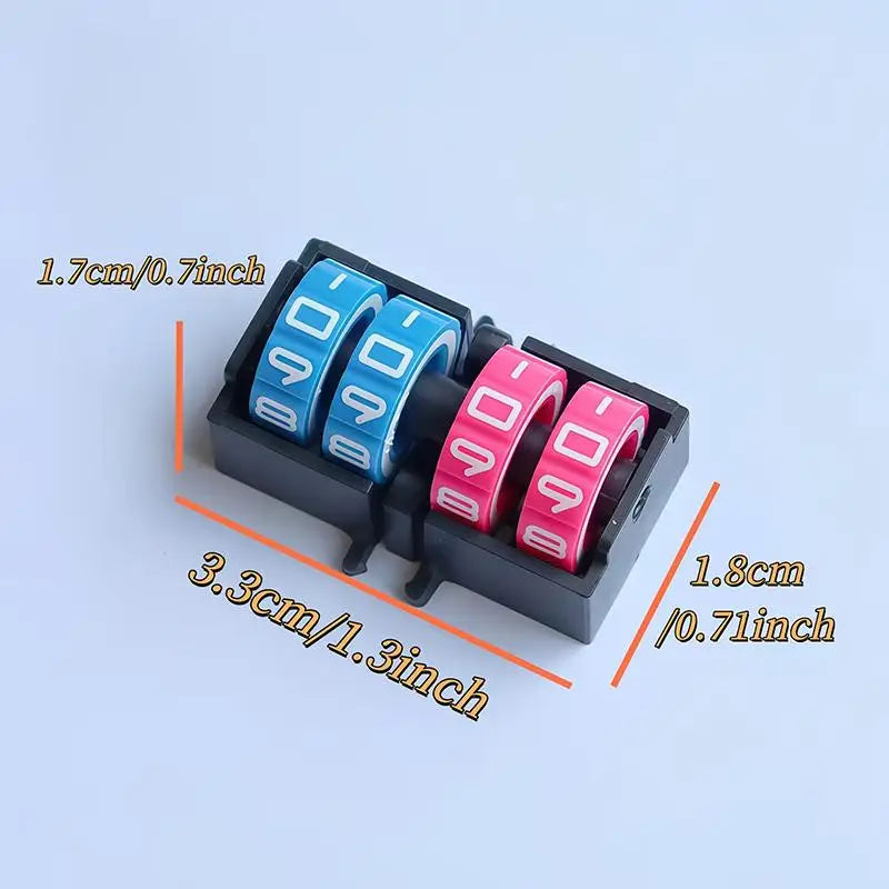 4-Digit Digital Wheel Score Tracker | Portable Scorekeeper Game Score Tracker QXL