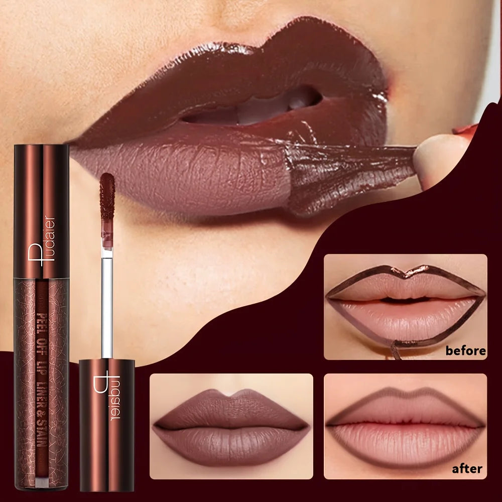Peel-Off Lip Gloss | Waterproof Moisturizing Long-Wear Gloss Peel-Off Lip Gloss QXL