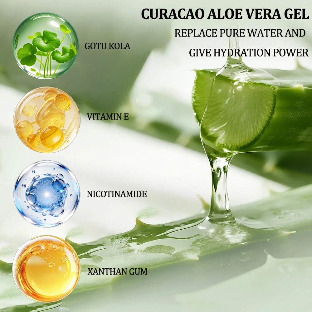 2-Pack Aloe Vera Gel – Vitamin E & Niacinamide Moisturizer Aloe Vera Moisturizer QXL