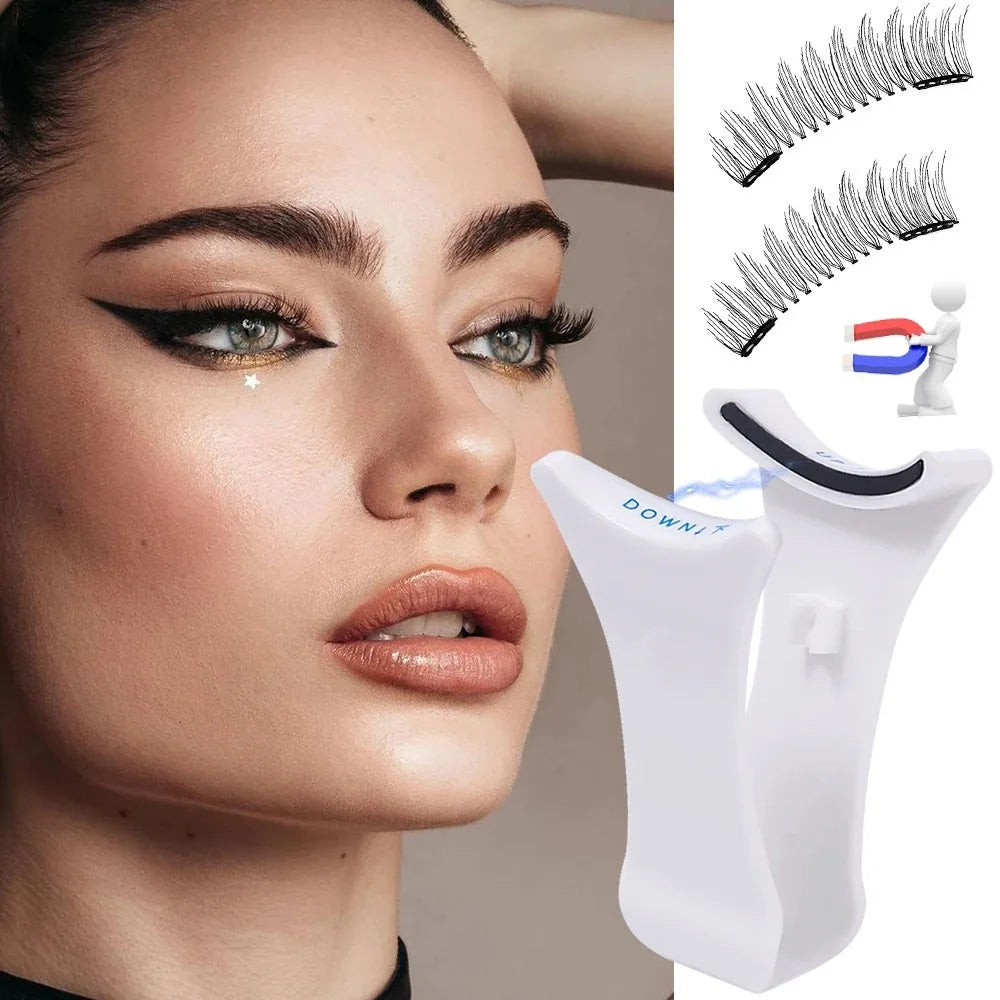 Magnetic Eyelash Applicator Clip & Curler for False Lashes Eyelash Applicator Clip QXL
