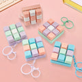 9-Key Keyboard Fidget Keychain | Clickable Mini Toy for Adults Fidget Keychain Toy QXL 2Pcs Random Color