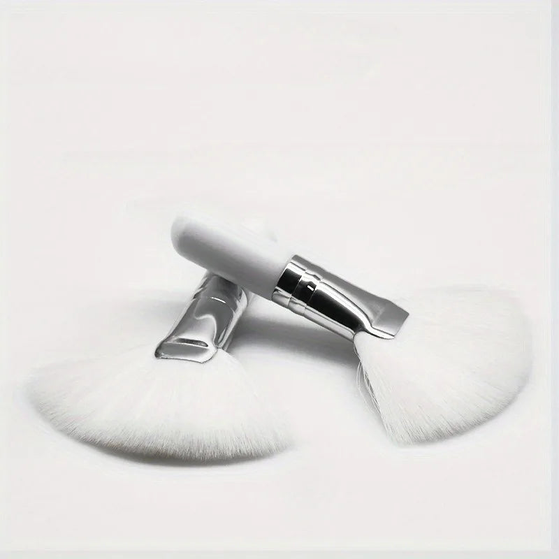 Scalloped Fluffy Nylon Face Brush – Soft, Portable & Gentle Fluffy Face Brush QXL