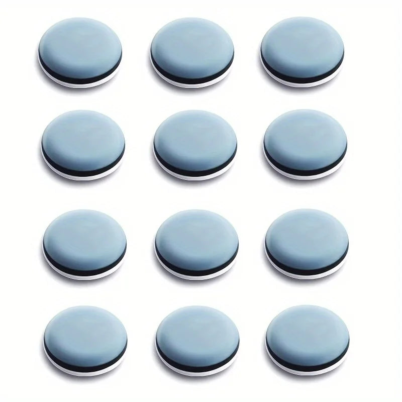 12-Pack PTFE Furniture Sliders | 20mm Heavy Duty Floor Gliders Furniture Floor Sliders QXL 12pcs