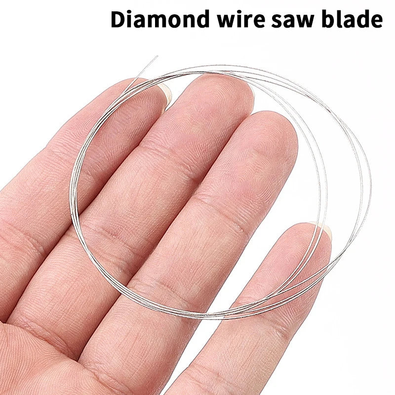 1M Diamond Wire Saw Blade | Jade Ceramic Metal Cutting 0.1–0.5mm Wire Saw Blade QXL