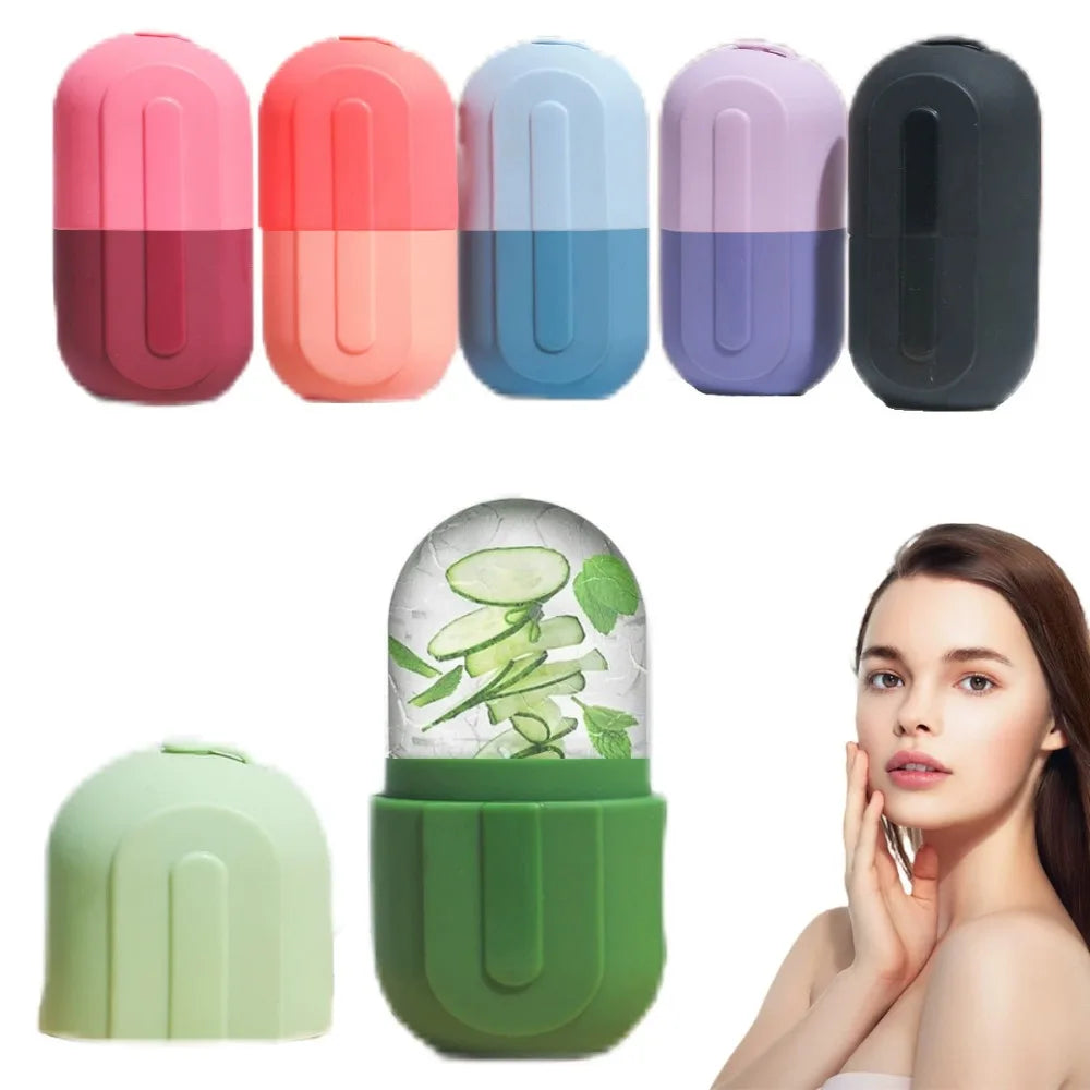 Silicone Ice Roller for Face – Facial Massager & Contour Tool Facial Ice Roller QXL