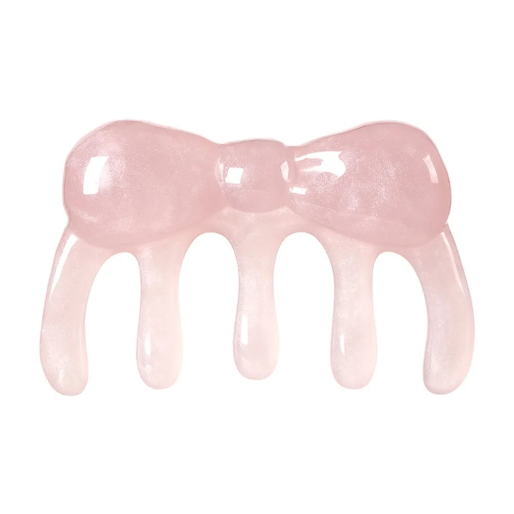Pink Anti-Static Massage Comb | Hair & Facial Tool Massage Hair Comb QXL Pink
