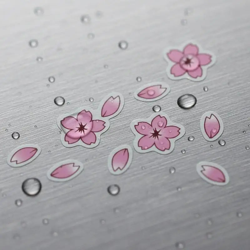 Cherry Blossom Waterproof Car & Bike Decal Stickers Set Vehicle Decal Stickers QXL