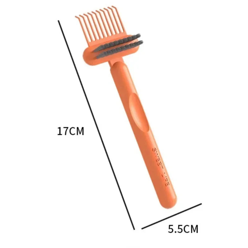 2-in-1 Hairbrush Cleaner Comb Rake Tool | Home & Salon Hairbrush Cleaner Tool QXL