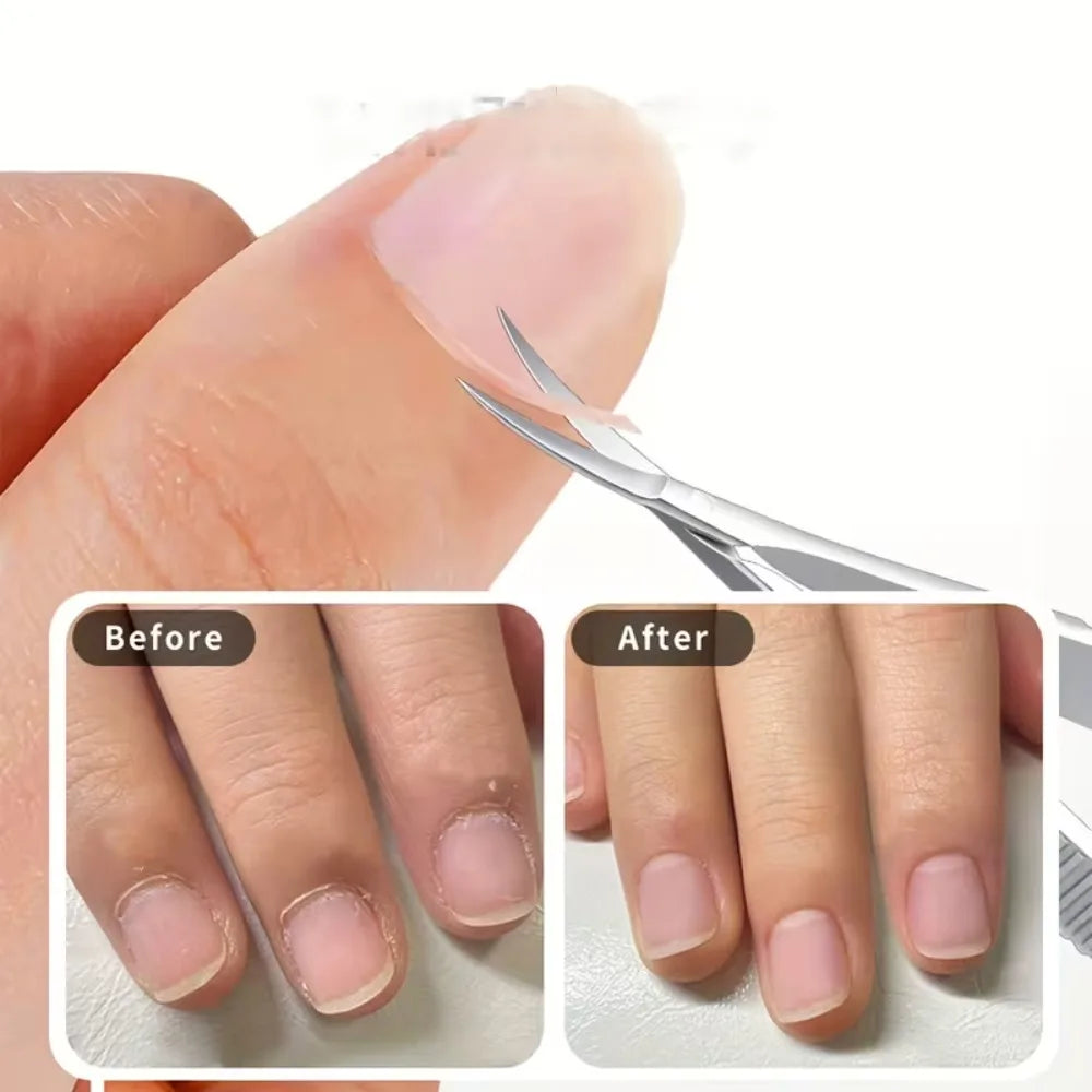 Stainless Steel Cuticle Scissors & Nail Nipper | Manicure Tool Cuticle Scissors QXL