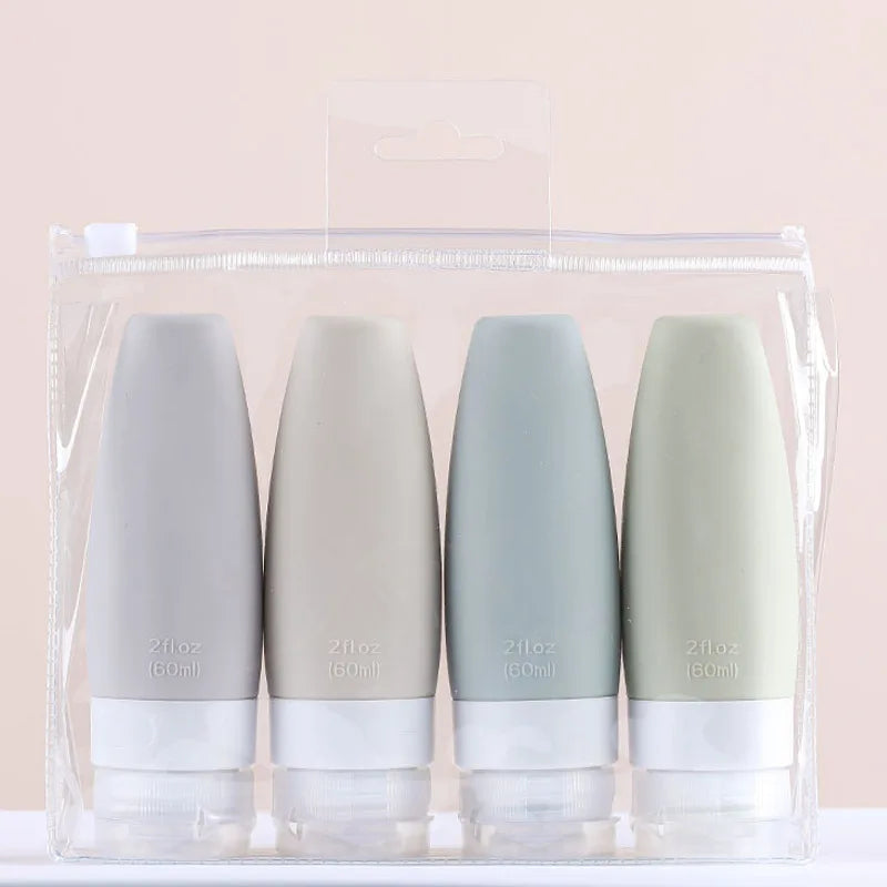 90ml Silicone Travel Dispenser Bottle | Refillable Cosmetic Travel Dispenser Bottle QXL