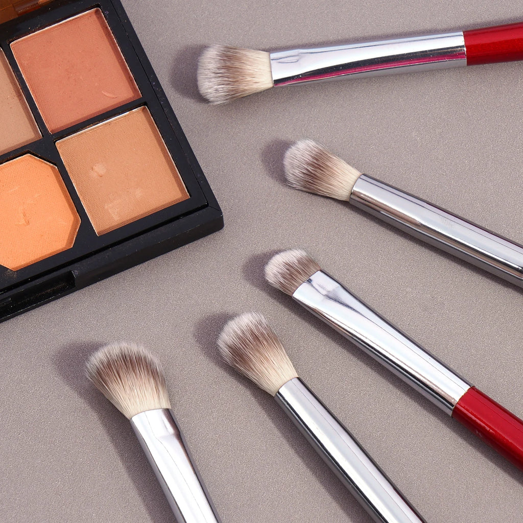 MAGEFY 5-Pc Eye Makeup Brush Set | Soft Synthetic Bristles Eye Makeup Brush Set QXL
