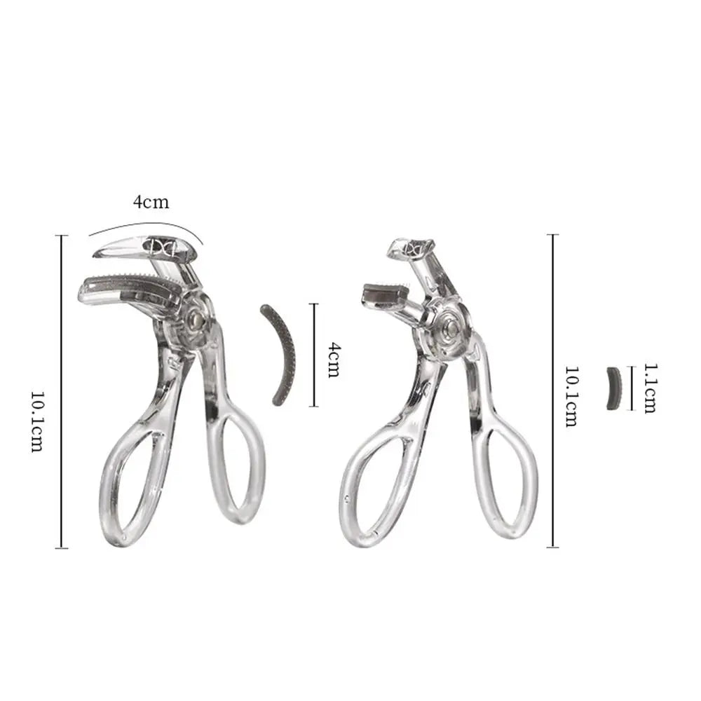 Wide-Angle Eyelash Curler | Long-Lasting One-Clip Lash Tool Eyelash Curler QXL