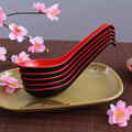 Japanese Melamine Soup Spoons | Ramen Pho Rice Spoon Set Melamine Soup Spoon QXL 5pcs