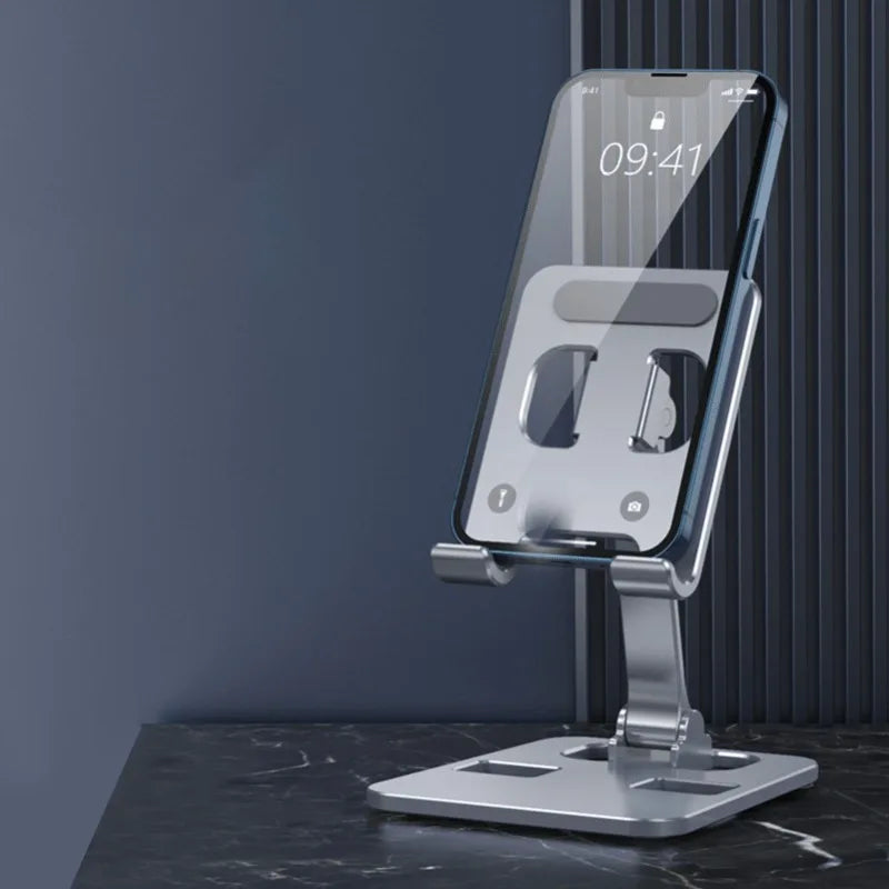 Foldable Phone & Tablet Desk Stand | Stainless Steel Holder Phone & Tablet Stand QXL