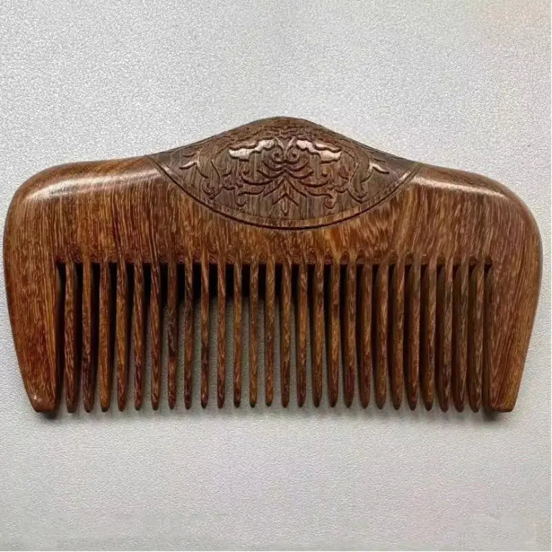 Pocket Sandalwood Fine-Tooth Comb | Anti-Static Hair & Beard Pocket Hair Comb QXL