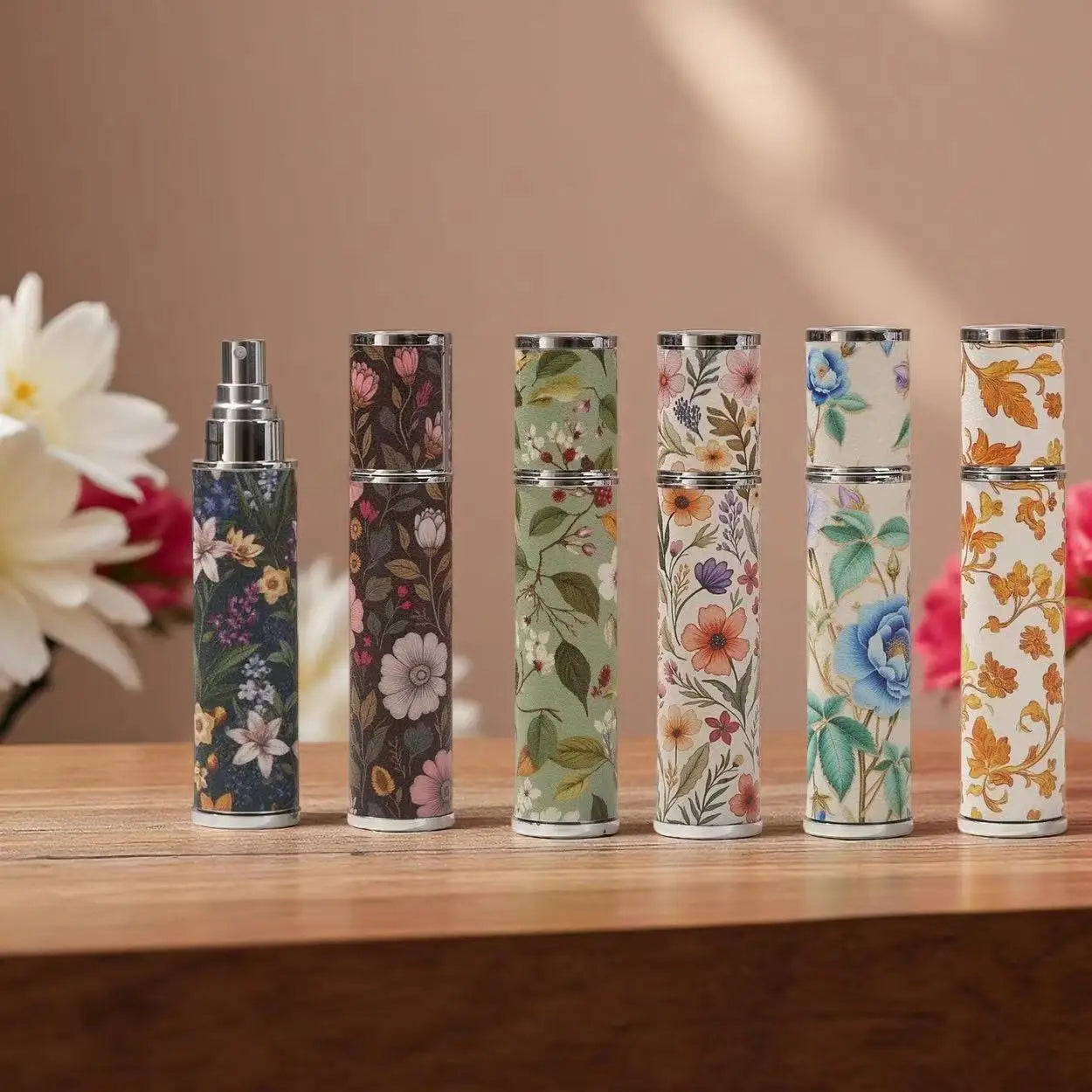 10ml Refillable Travel Perfume Spray Bottle | PU Leather Perfume Atomizer QXL