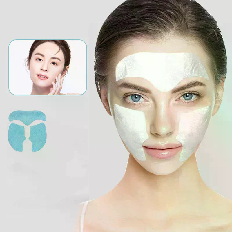 3-Pack Collagen Soluble Face & Eye Patches | Brightening Mask Collagen Face Patches QXL