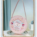 Flower Knows 7th Anniversary Pink PU Leather Cosmetic Bag Cosmetic Tote Bag QXL Never s shop
