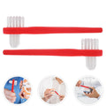 4-Pack Double-Sided Denture Cleaning Brush | Retainer Tool Denture Cleaning Brush QXL Default Title