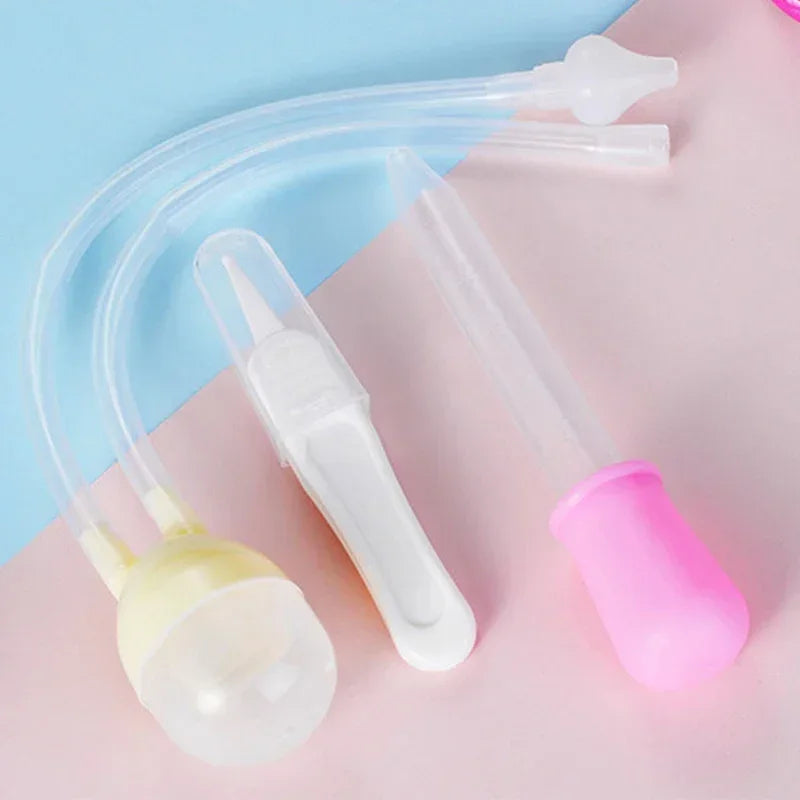 Baby Nasal Aspirator Set – Nose Cleaner, Tweezer & Dropper Baby Nasal Aspirator QXL