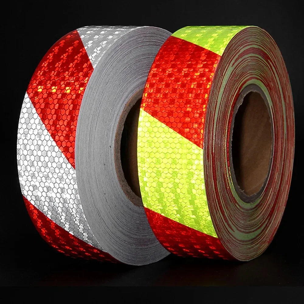 Reflective Safety Warning Tape | Self-Adhesive PVC Car Tape Reflective Safety Tape QXL