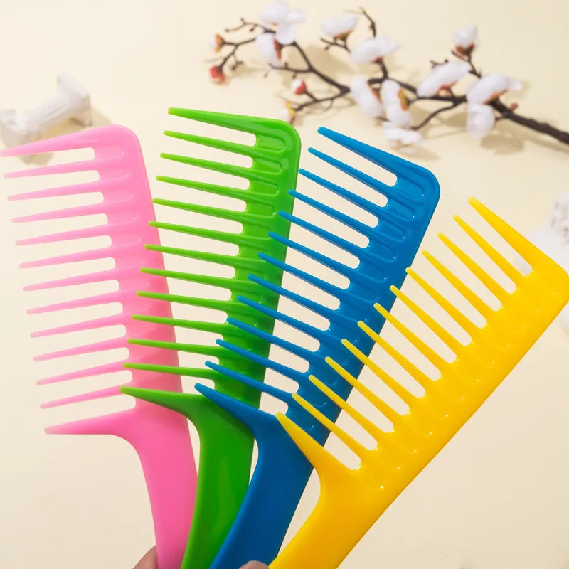 Wide Tooth Comb for Curly & Wet Hair | Heat Resistant Detangler Wide Tooth Comb QXL