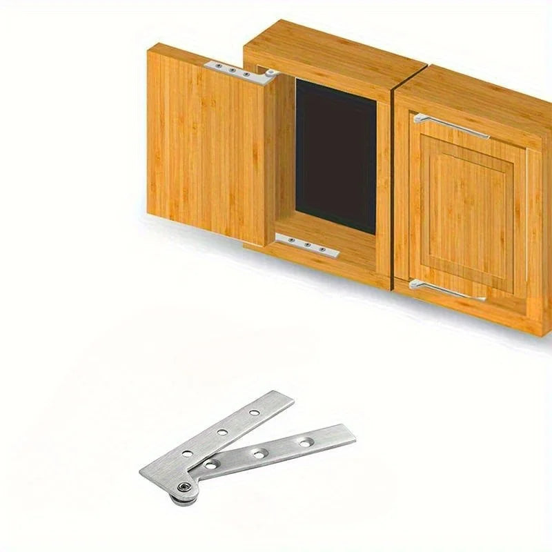 5-Pack Stainless Steel Hidden Cabinet Door Hinges | Home DIY Cabinet Door Hinge QXL