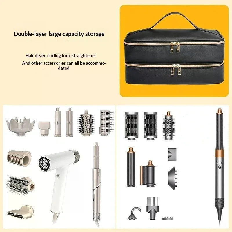YOVIP Double Layer Travel Hair Dryer & Cosmetics Bag Travel Organizer Bag QXL
