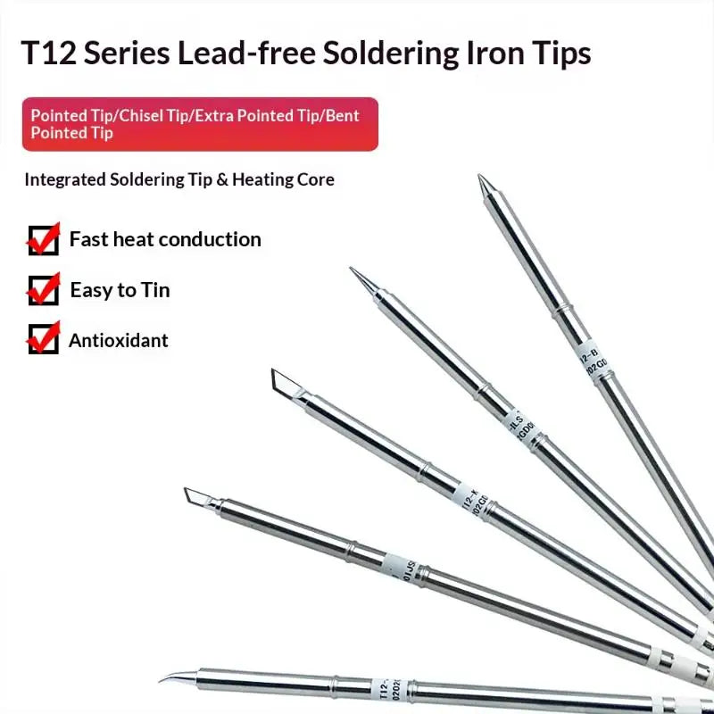 T12 Soldering Iron Tips for Hakko FX951 | I J02 K KU ILS JL02 Soldering Iron Tips QXL