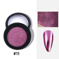 VERONNI 12-Color Chrome Nail Powder | Mirror Glitter Pigment Chrome Nail Powder QXL 11