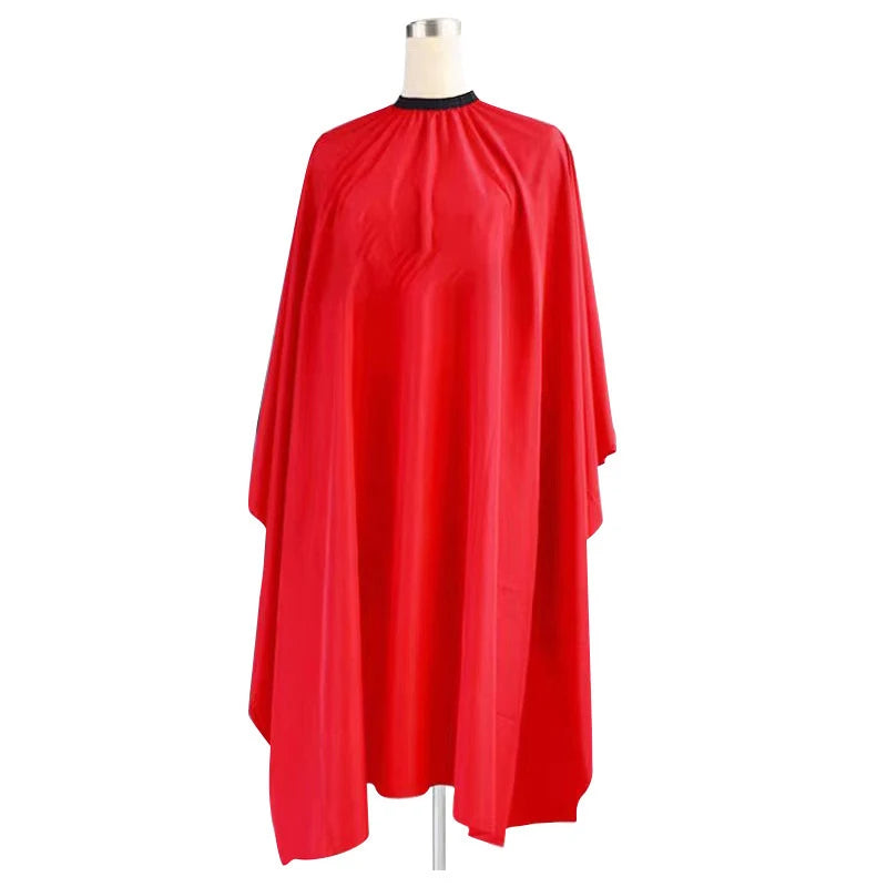 Waterproof Hair Cutting Cape Barber Salon Gown 120×140cm Barber Salon Cape QXL Red