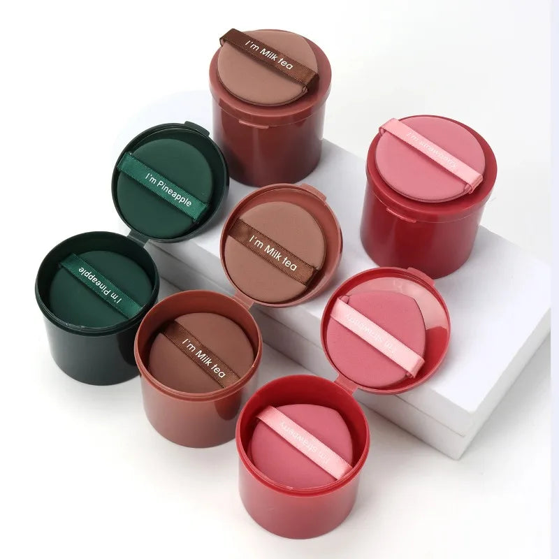 7-Piece Strawberry Makeup Puff Set | Double-Sided Sponge Makeup Sponge Puff QXL