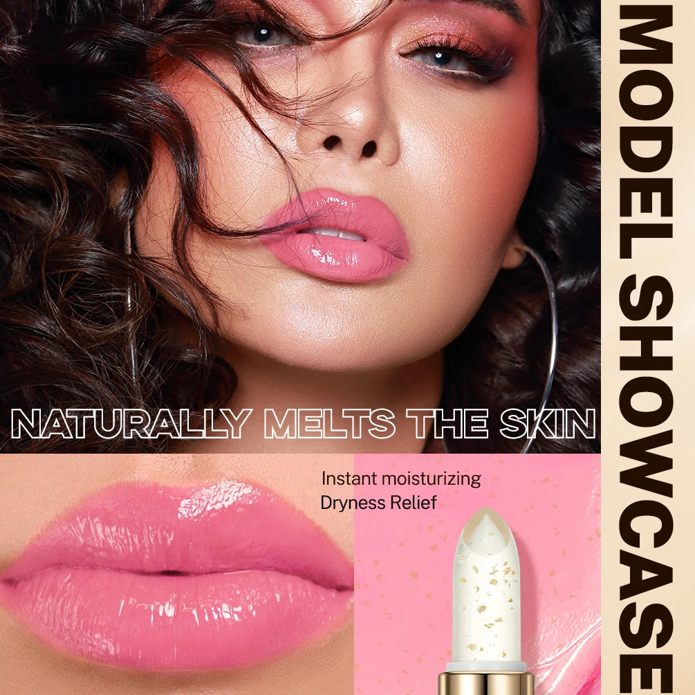 QiBest Color Changing Glitter Lipstick | Moisturizing Lip Stain Color Changing Lipstick QXL