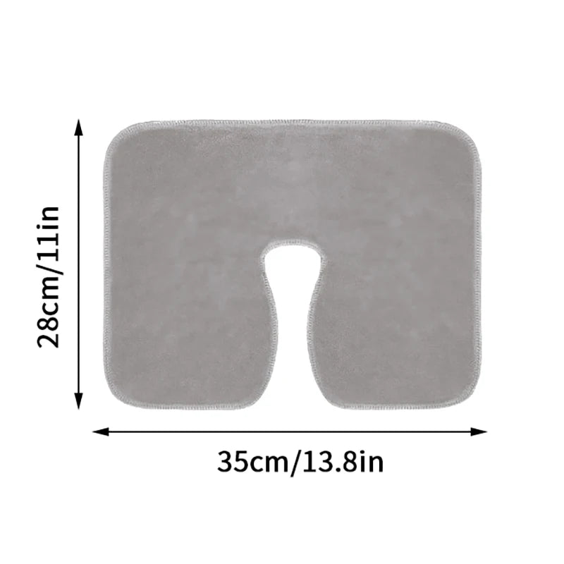 Microfiber U-Shaped Facial Pillow Cover | SPA Massage Headrest Spa Pillow Cover QXL