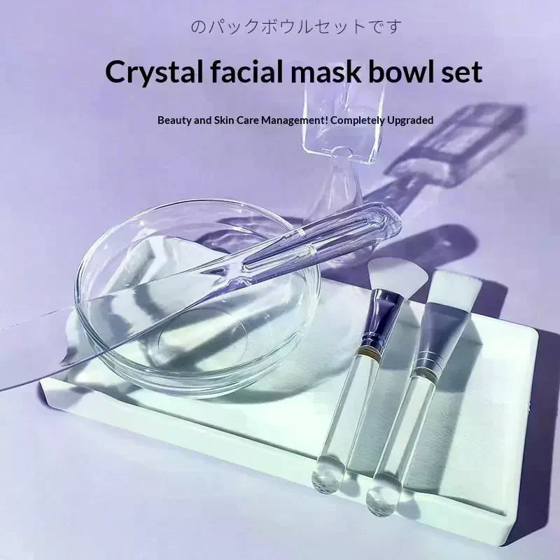 5-Piece DIY Face Mask Mixing Set | Bowl, Brushes & Spatula Face Mask Tool Set QXL Default Title