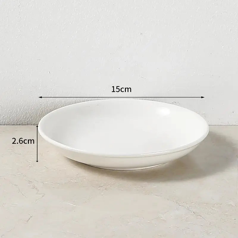 Ceramic Elevated Pet Bowl with Metal Stand | Cats & Dogs Elevated Pet Bowl QXL White