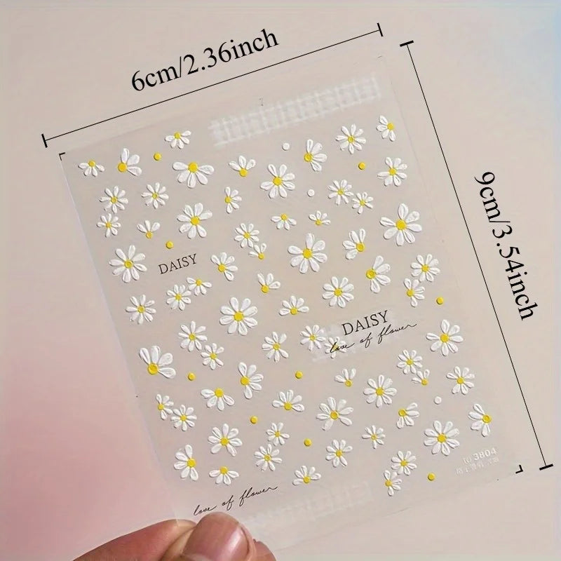 2-Pack Hypoallergenic Glitter Nail Decals | Self-Adhesive Nail Art Decals QXL