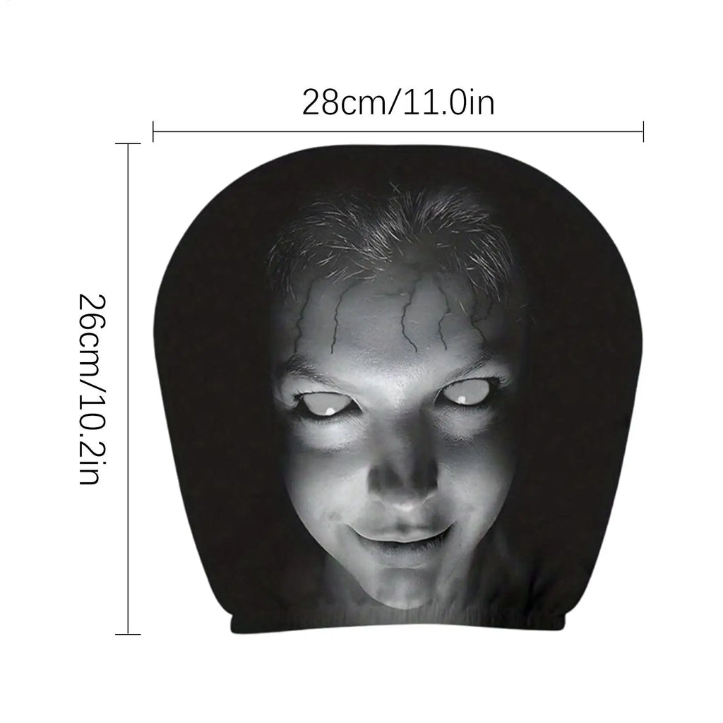 Horror Design Car Headrest Cover | Universal SUV Truck Sedan Car Headrest Cover QXL