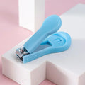 Baby Stainless Steel Nail Clipper | Anti-Pinch Safety Design Baby Nail Clipper QXL B385 -blue 1pcs