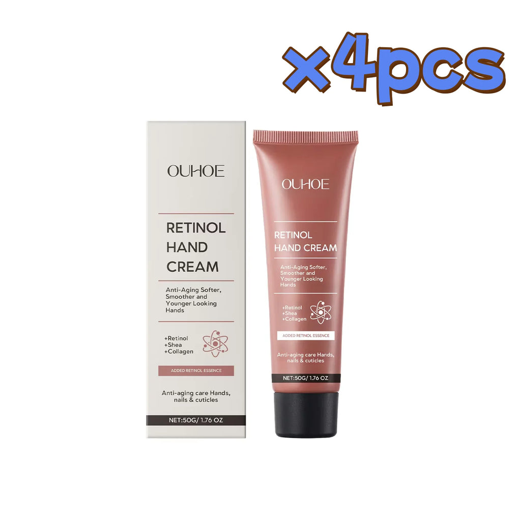 OUHOE Retinol Hand Cream – Hydrating & Smoothing 50g Retinol Hand Cream QXL 200g Boxed