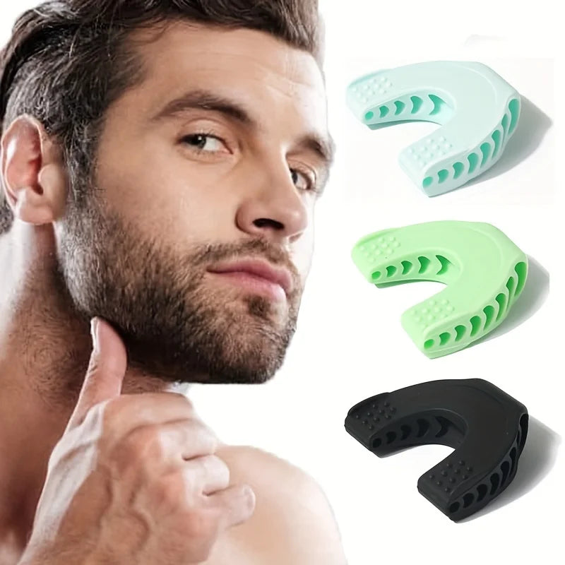 Silicone Jaw Trainer – Jawline & Masseter Muscle Toner Jaw Fitness Trainer QXL