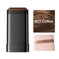Hair Dye Stick with Built-In Comb | Waterproof Gray Coverage Hair Color Stick QXL 03 Coffee