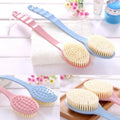 Long Handle Bath Brush | Soft Body Scrubber & Exfoliator Bath Scrub Brush QXL Blue