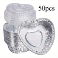 Large Aluminum Foil Baking Cups | Non-Stick Disposable Cupcake Disposable Baking Cups QXL 50 pcs