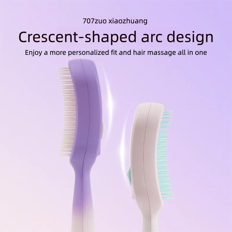 Gradient Telescopic Comb – Anti-Static Scalp Massage Detangler Hair Detangling Comb QXL